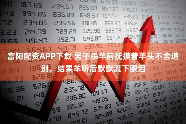 富阳配资APP下载 男子杀羊前抚摸着羊头不舍道别，结果羊听后默默流下眼泪